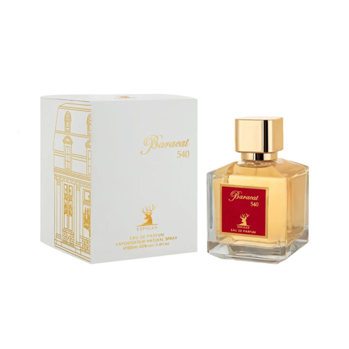 ادوپرفیوم اسپیگان مدل Bacaracat 540 با رایحه گرم و شیرین حجم 100 میلی‌لیتر