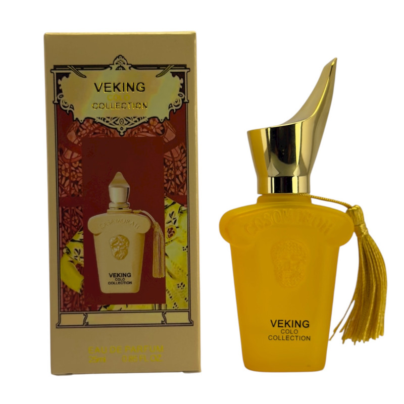 عطر جیبی زنانه ویکینگ مدل کازاموراتی زرجف لیرا کد 049 با رایحه گرم حجم 25 میلی لیتر