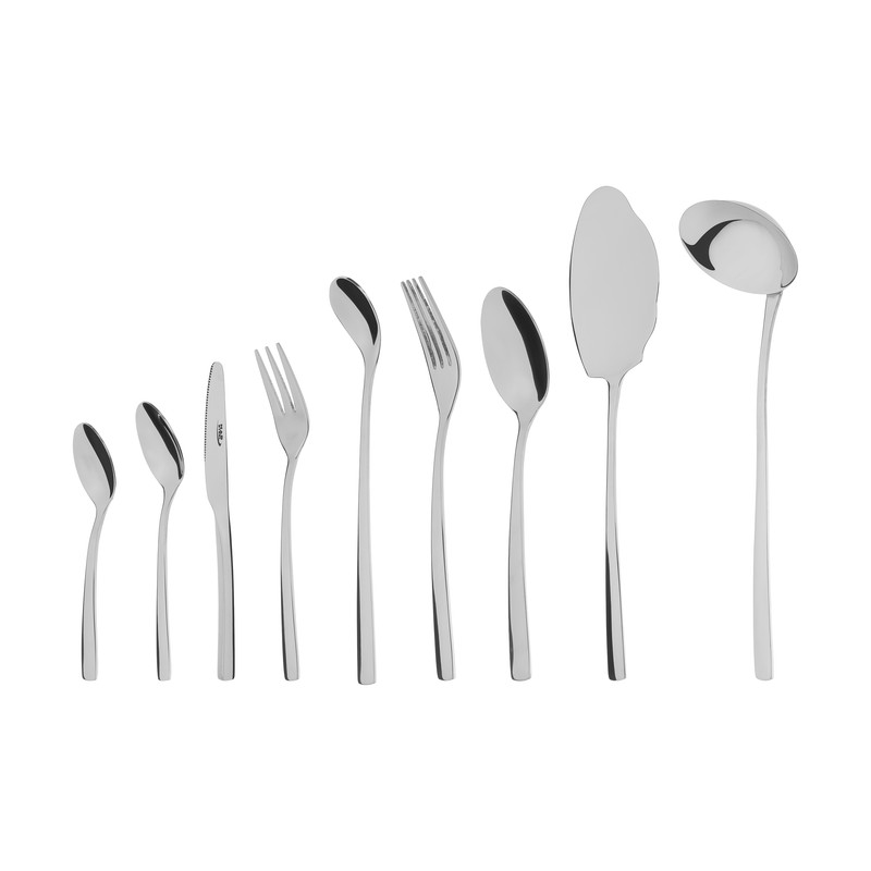 سرویس قاشق و چنگال 57 پارچه ناب استیل مدل Felorance