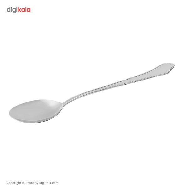 قاشق سرو خورشت صنایع استیل ایران مدل پاشا رویال براق