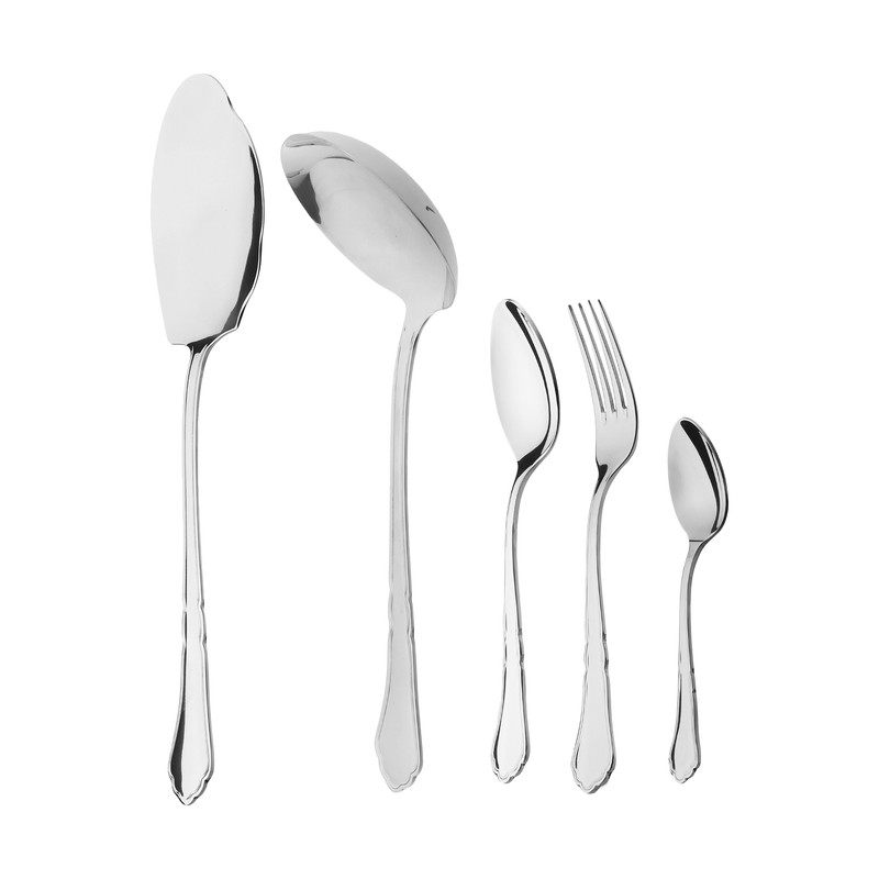 سرویس قاشق و چنگال 32 پارچه صنایع استیل ایران مدل رویال 