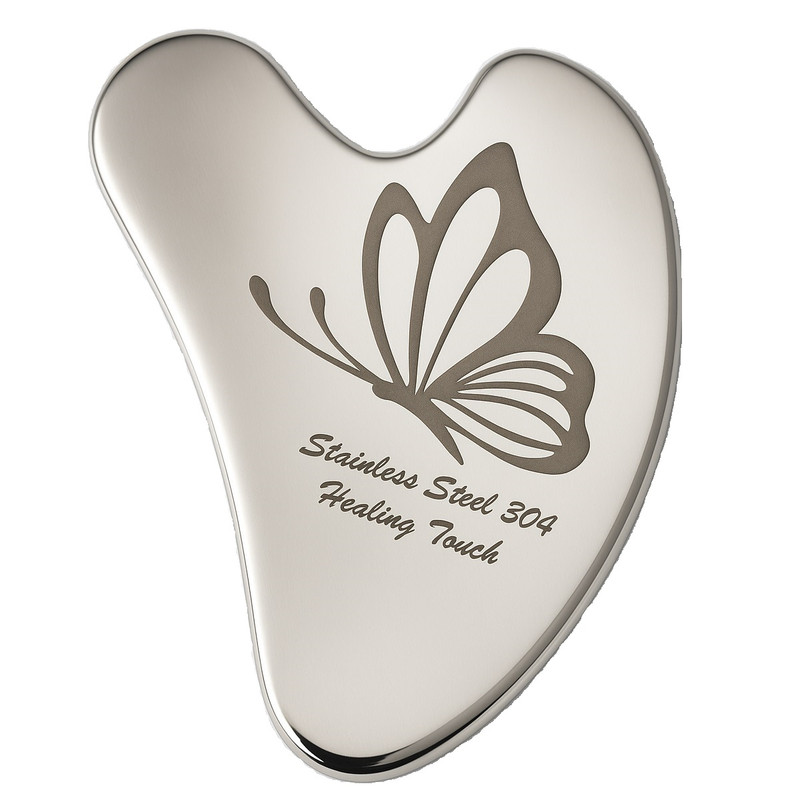 ماساژور دستی صورت و بدن مدل  گواشا استیل