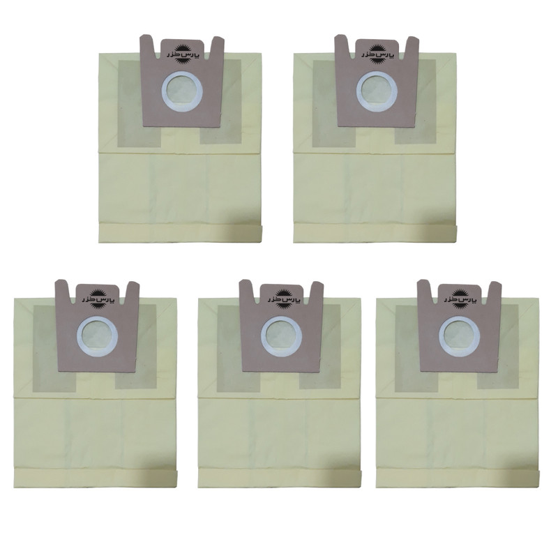 پاکت جاروبرقی مدل ROJIN 2200W بسته 5 عددی مناسب جاروبرقی خزر