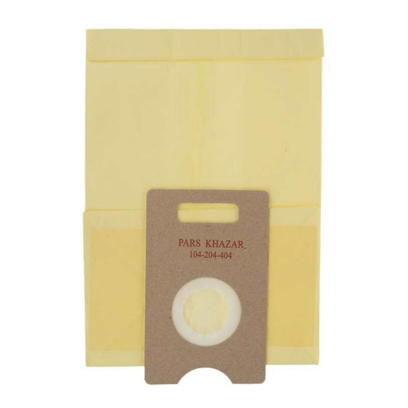 پاکت جاروبرقی مدل 404 مناسب برای جاروبرقی پارس خزر 104/204/404 بسته 5 عددی