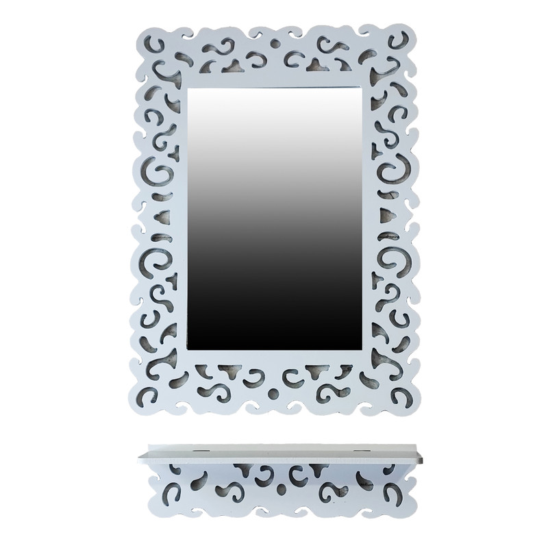 آینه خونه خاص مدل ماهور به همراه شلف دیواری