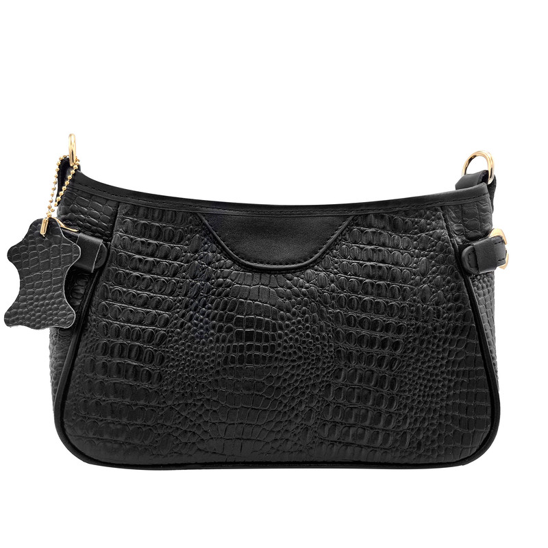 کیف دوشی زنانه مدل چرم طبیعی کد FTH119C