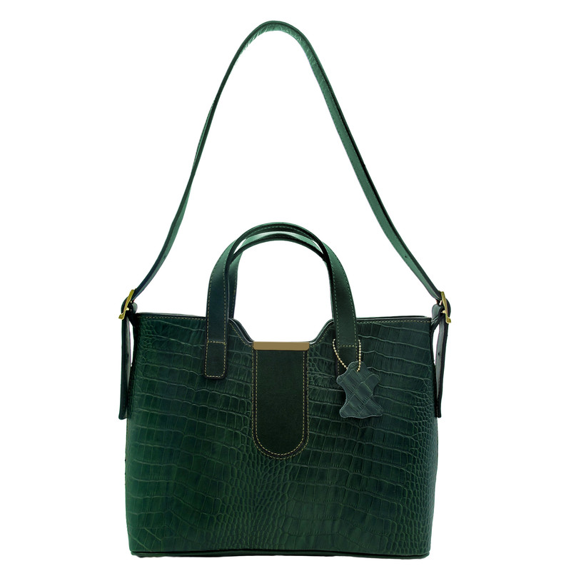 کیف دوشی زنانه مدل چرم طبیعی کد FTH151C