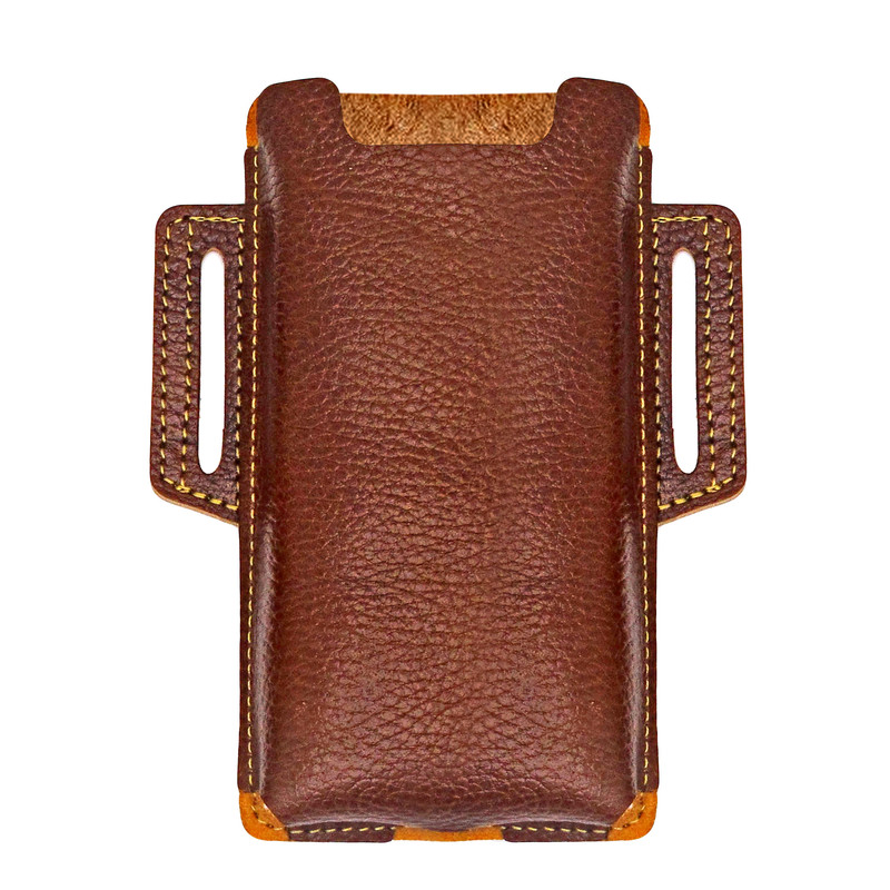 کیف مدل کمری  چرم طبیعی کد FTH-M1F مناسب برای گوشی موبایل سایز 6.5 اینچ