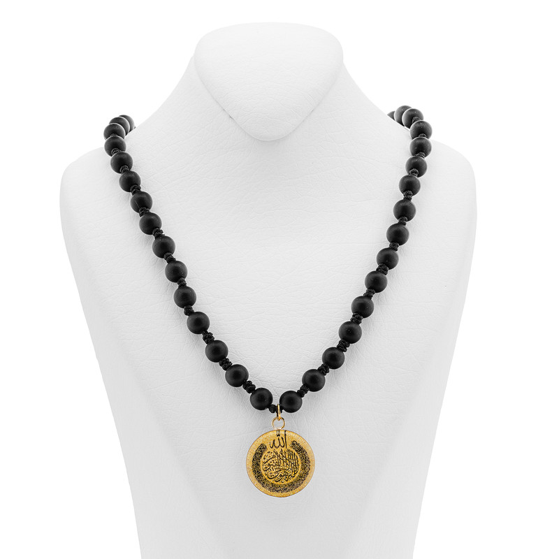 گردنبند آلتین هنر بزازیان مدل روکش طلا آیت الکرسی