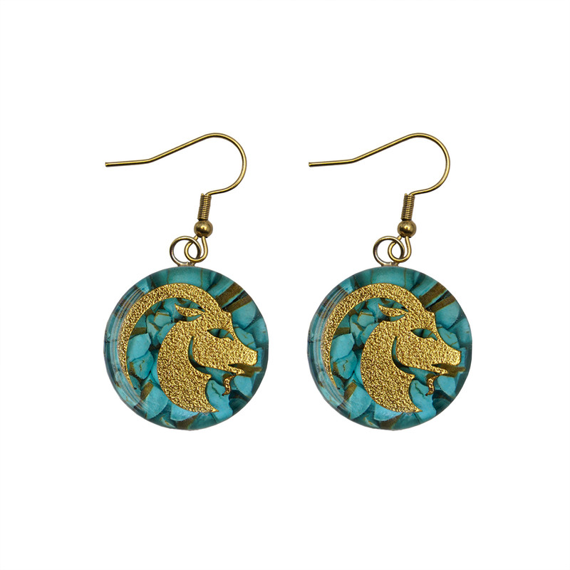 گوشواره زنانه آلتین هنر بزازیان مدل ماه دی