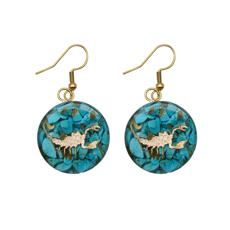 گوشواره زنانه آلتین هنر بزازیان مدل ماه آبان