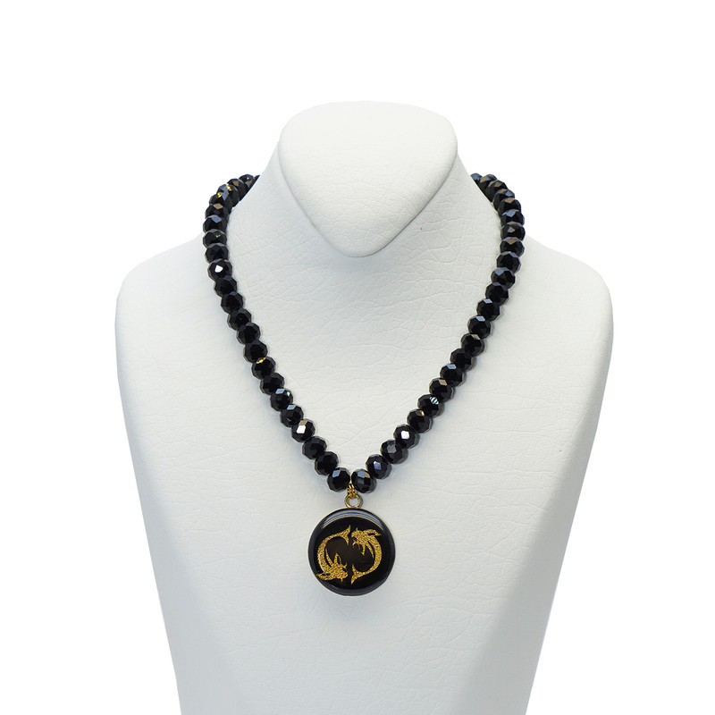 گردنبند زنانه آلتین هنر مدل ماه اسفند