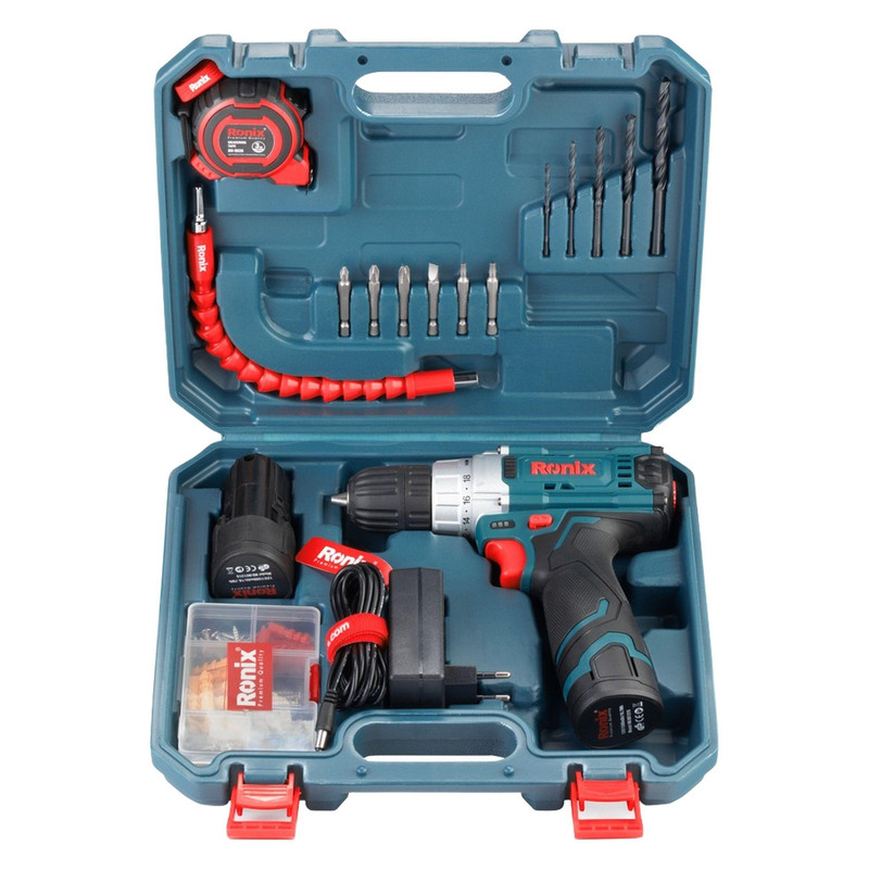 مجموعه 19 عددی دریل چکشی رونیکس مدل RS-8613