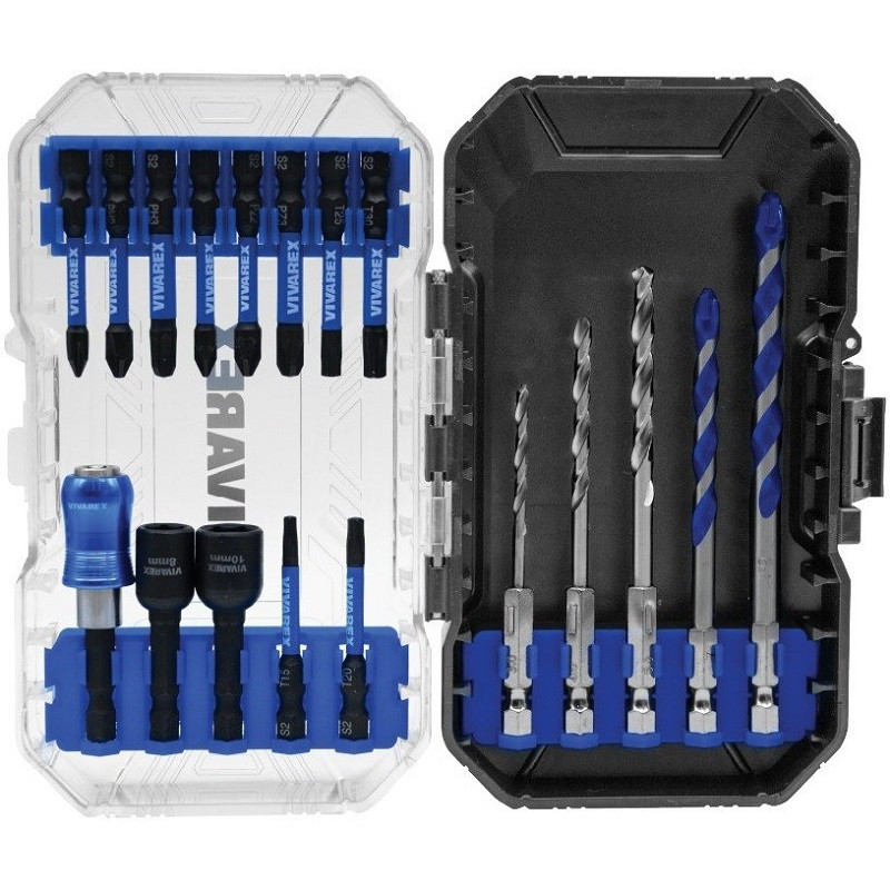 رابط سری پیچ گوشتی و مته ویوارکس مدل VR-1865-BS بسته 18 عددی