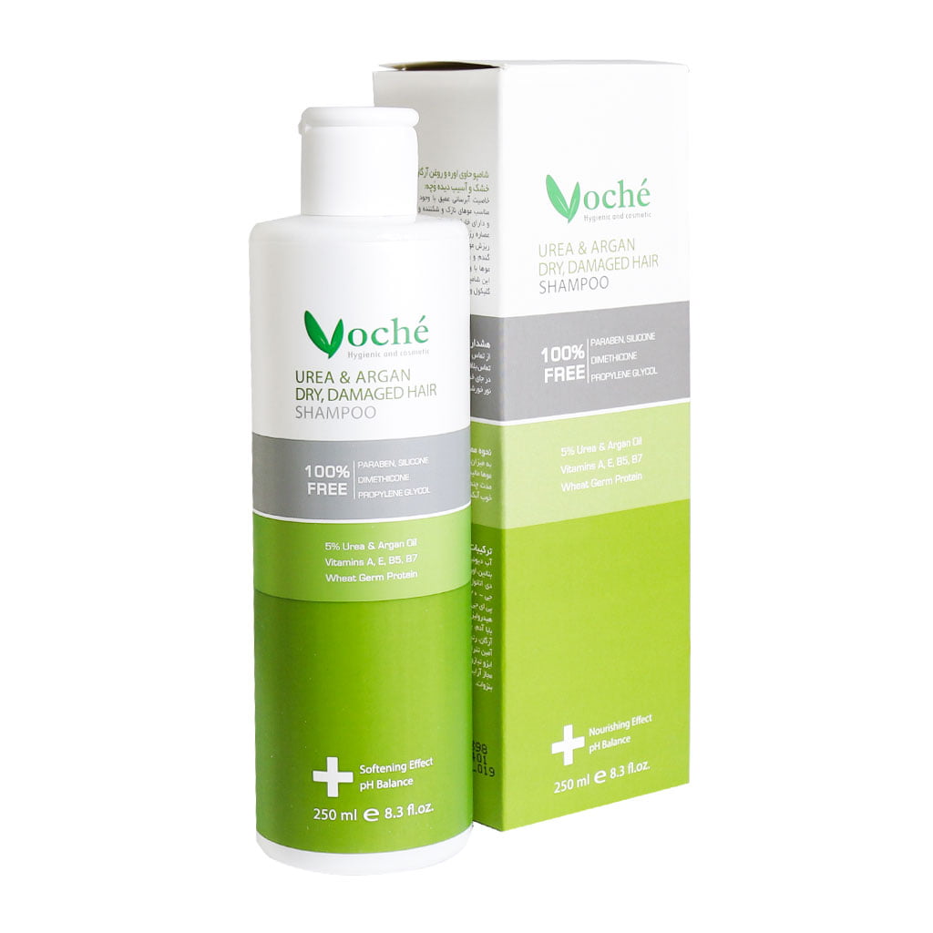 شامپو حاوی اوره و روغن آرگان موی خشک و آسیب دیده وچه