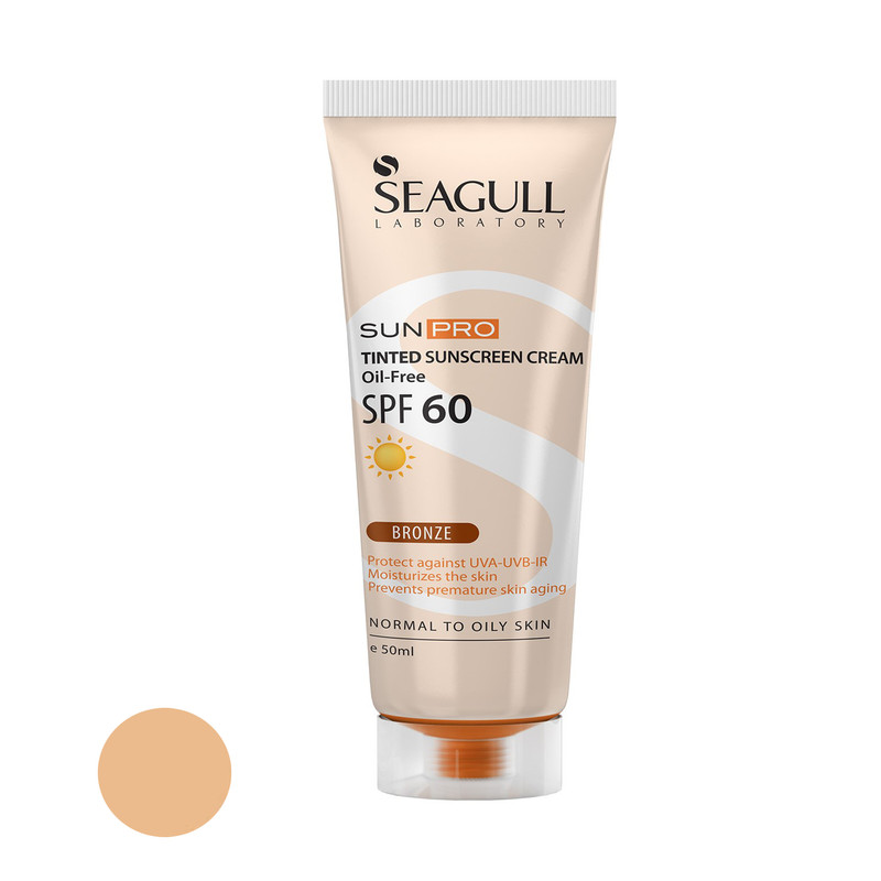 ضدآفتاب رنگی پوست معمولی تا چرب سی گل