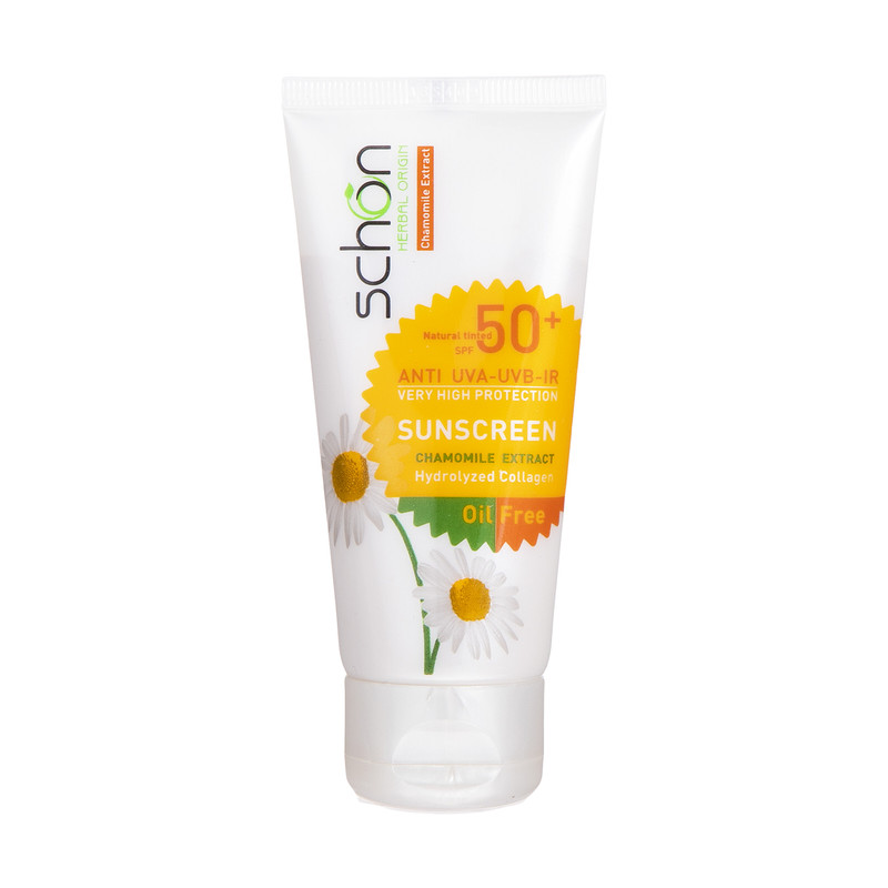 ضدآفتاب رنگی پوست چرب بابونه شون