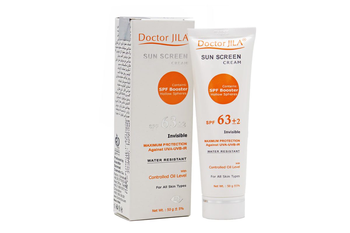 ضدآفتاب انواع پوست بیرنگ spf63 دکتر ژیلا