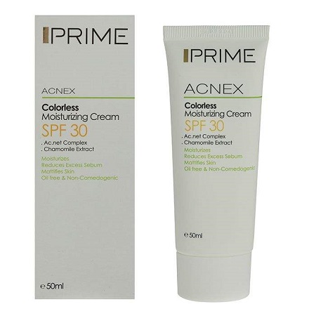 ضدآفتاب مرطوب کننده پوست چرب بیرنگ spf30 پرایم