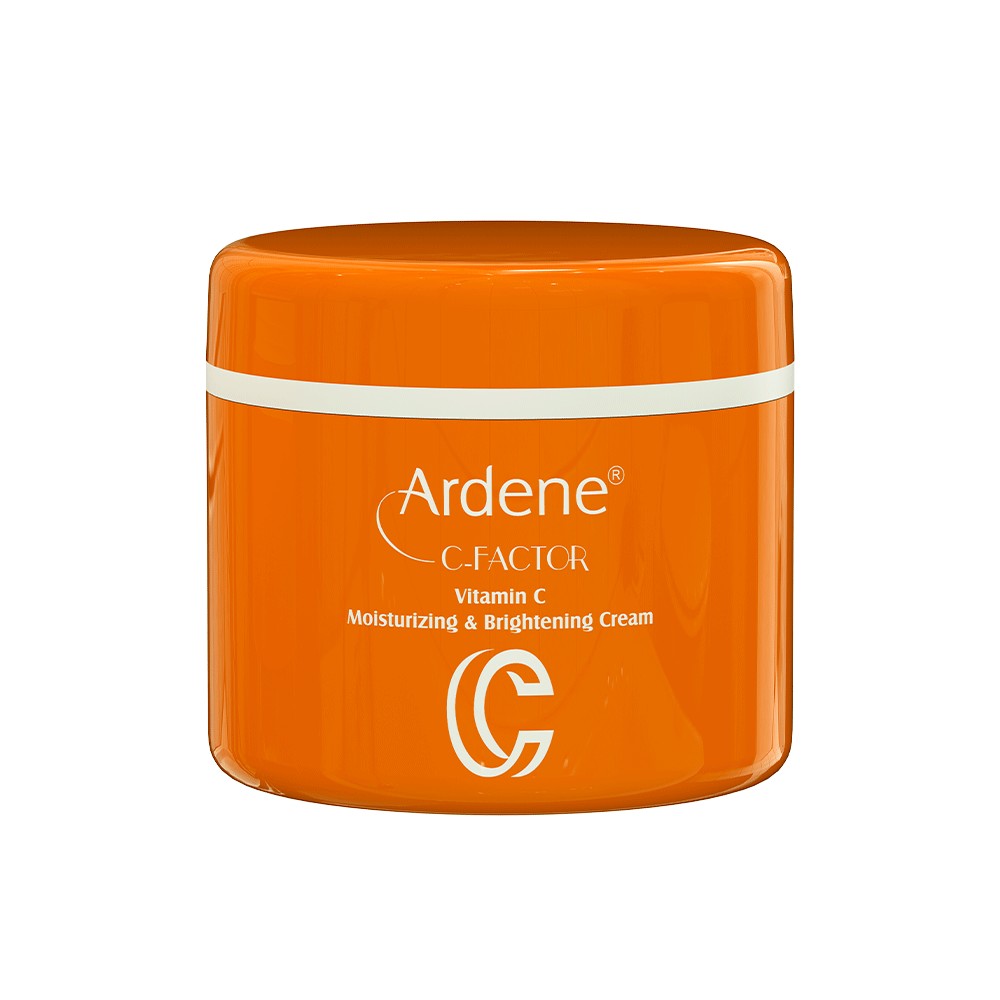 کرم روز مرطوب کننده و روشن کننده کاسه ای حاوی ویتامین c آردن