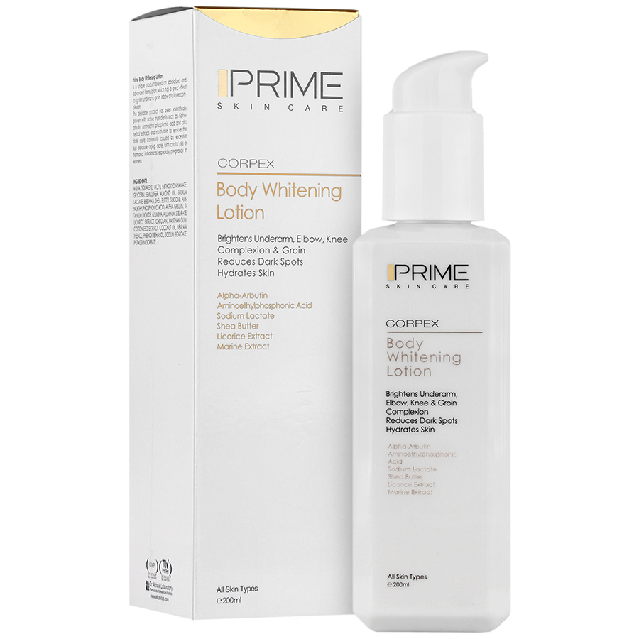 لوسیون روشن کننده بدن 200 میل پرایم