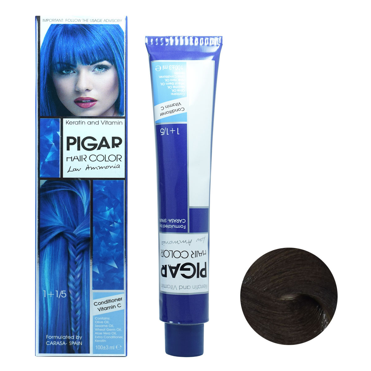 رنگ مو m2 پیگار