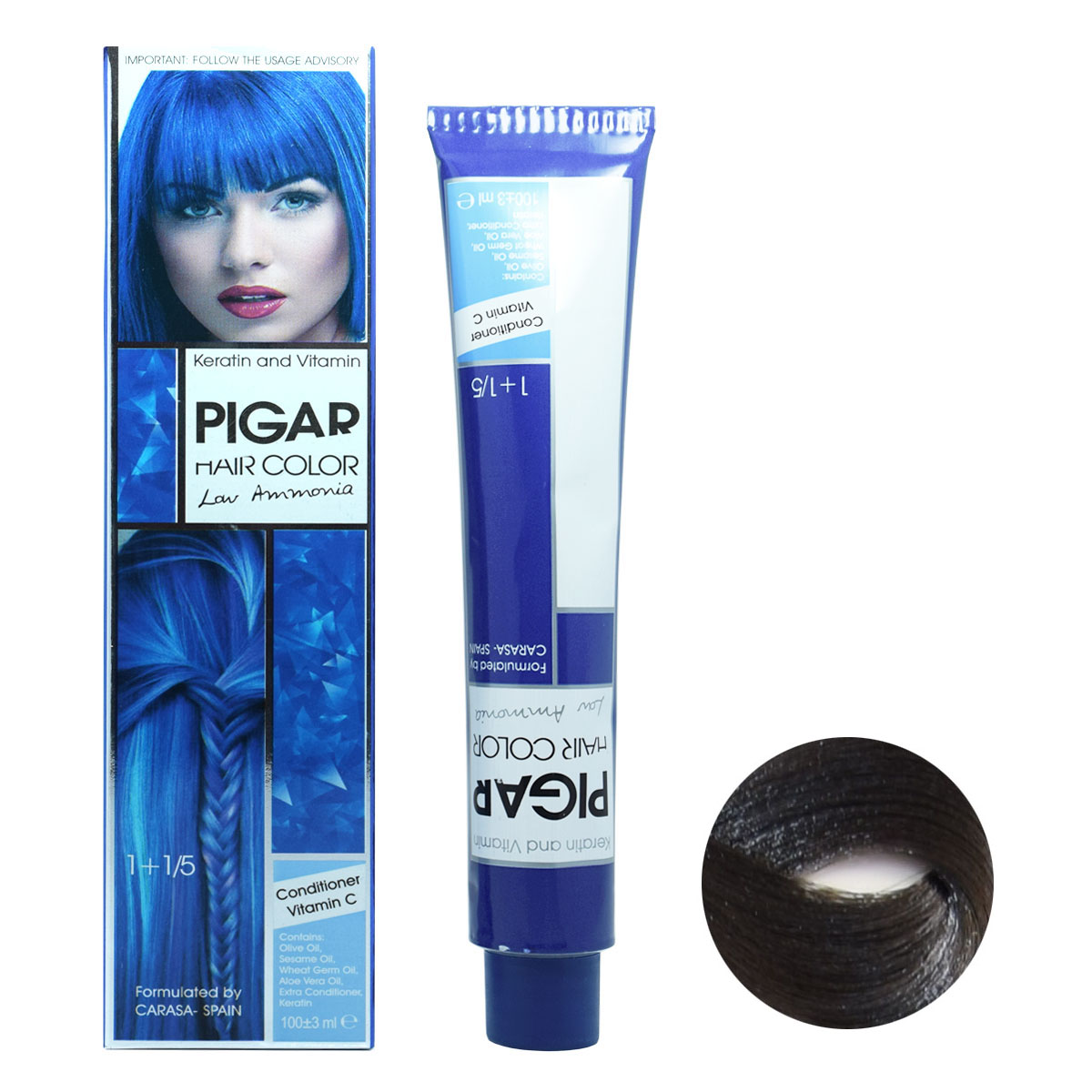 رنگ مو a2  پیگار