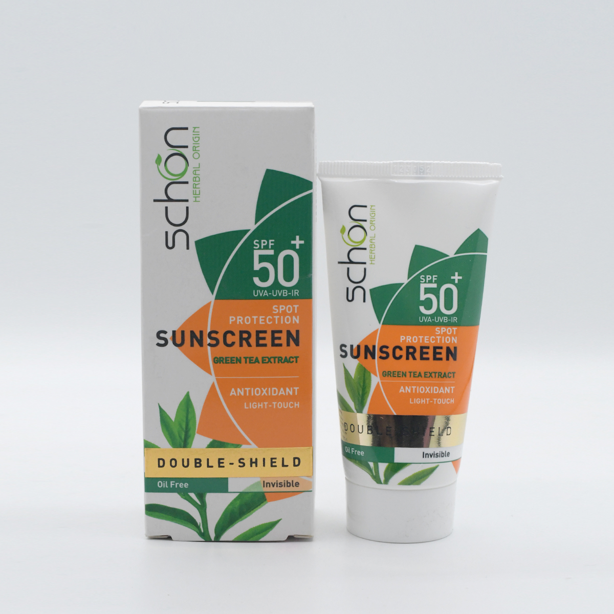 ضدآفتاب بیرنگ دابل شیلد پوست چرب چای سبز شون