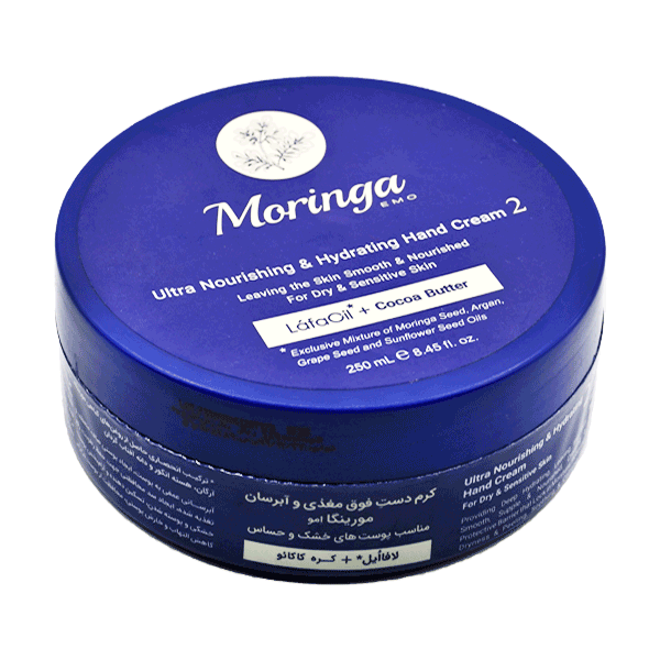 کرم دست آبرسان خشک و حساس 250میل مورینگا