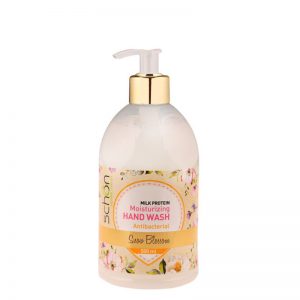 مایع دستشویی کرمی سفید اسنو بلاسم 500میل شون