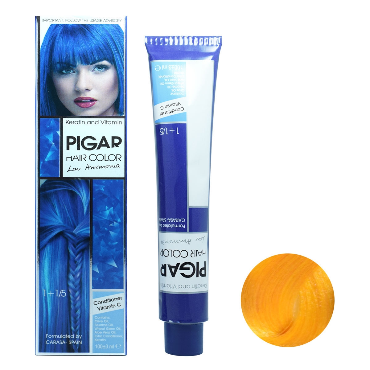 رنگ مو e15 پیگار