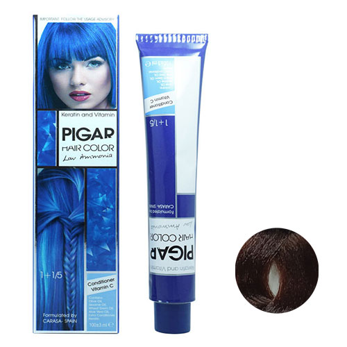 رنگ 7.34 مو پیگار