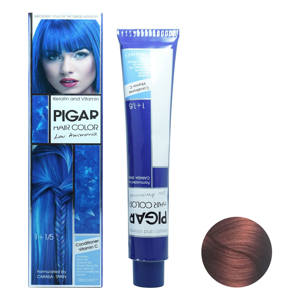 رنگ 6.64 مو پیگار