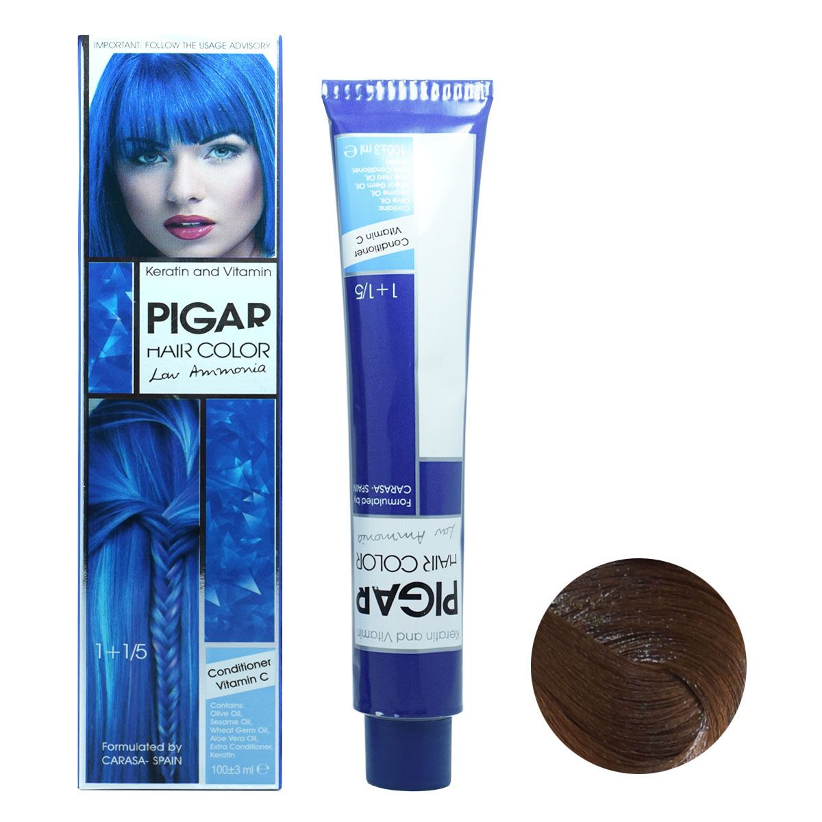 رنگ مو 5.00 پیگار