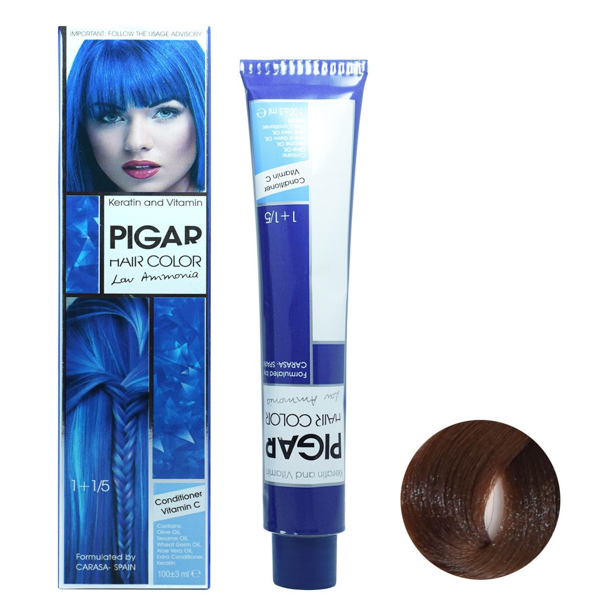 رنگ مو pf5 پیگار