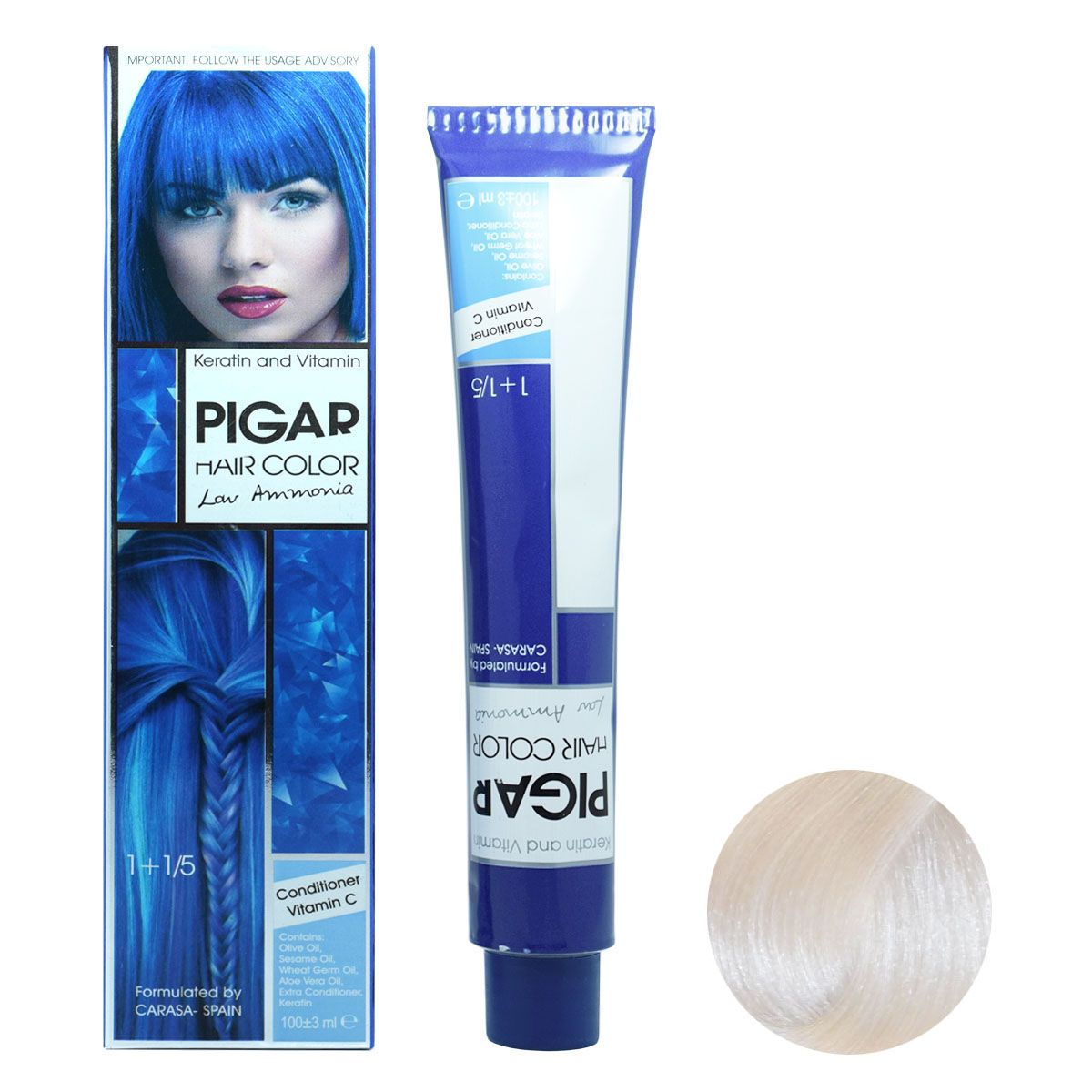 رنگ مو 90.01 پیگار