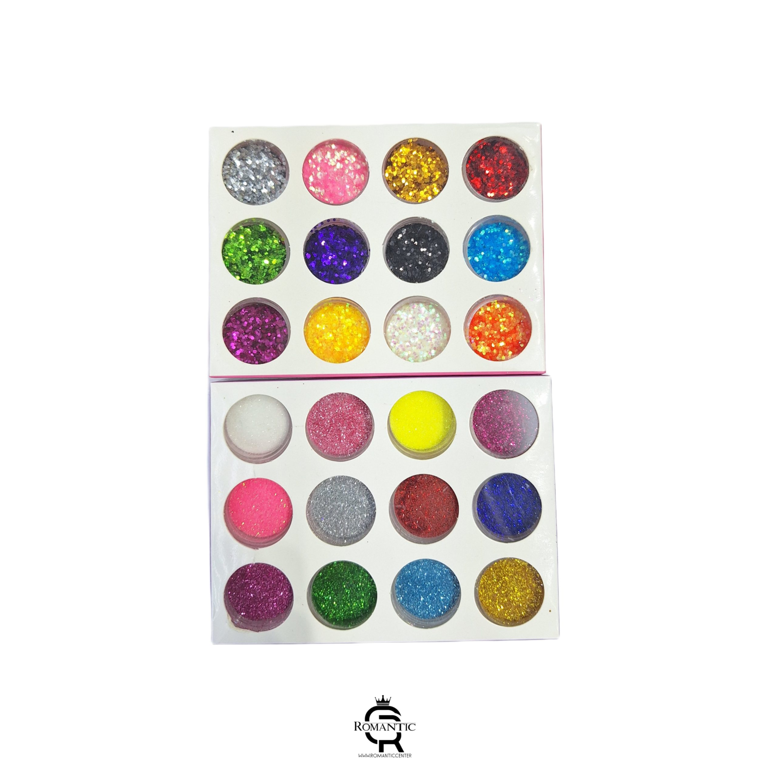 دیزاین ناخن 12 تایی پولکی