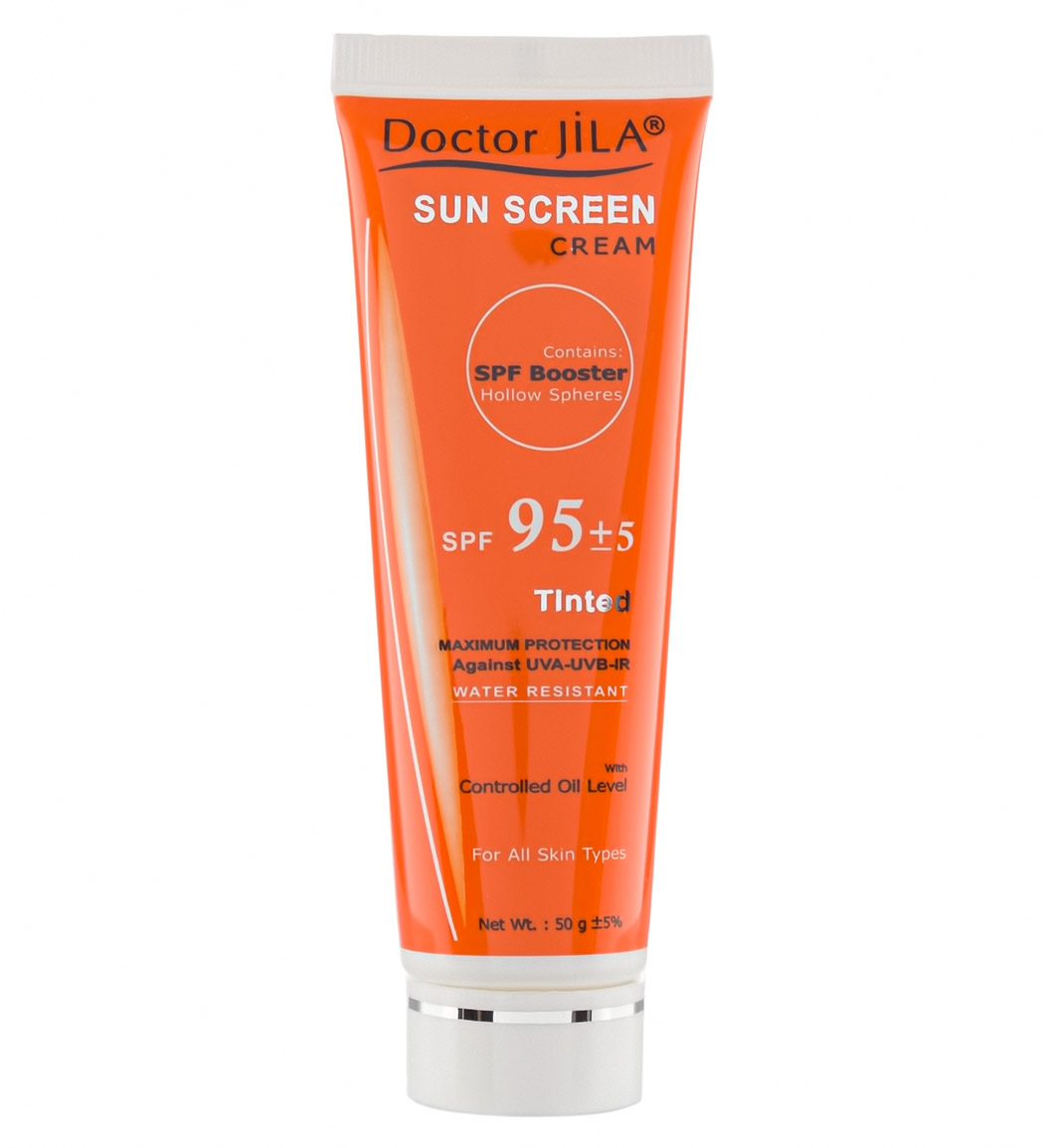 ضدآفتاب رنگی spf 95 دکتر ژیلا