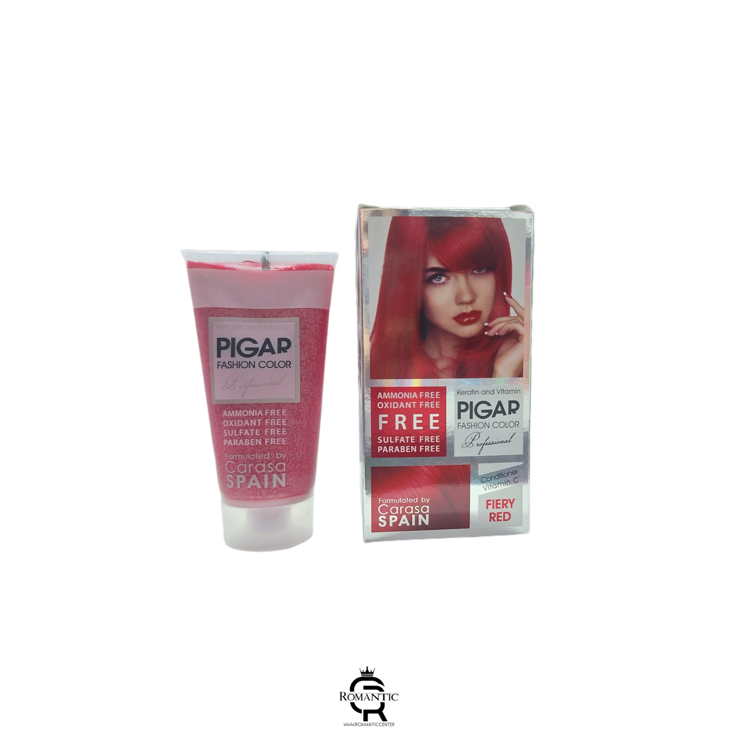 رنگ مو فانتزی قرمز آتشین پیگار