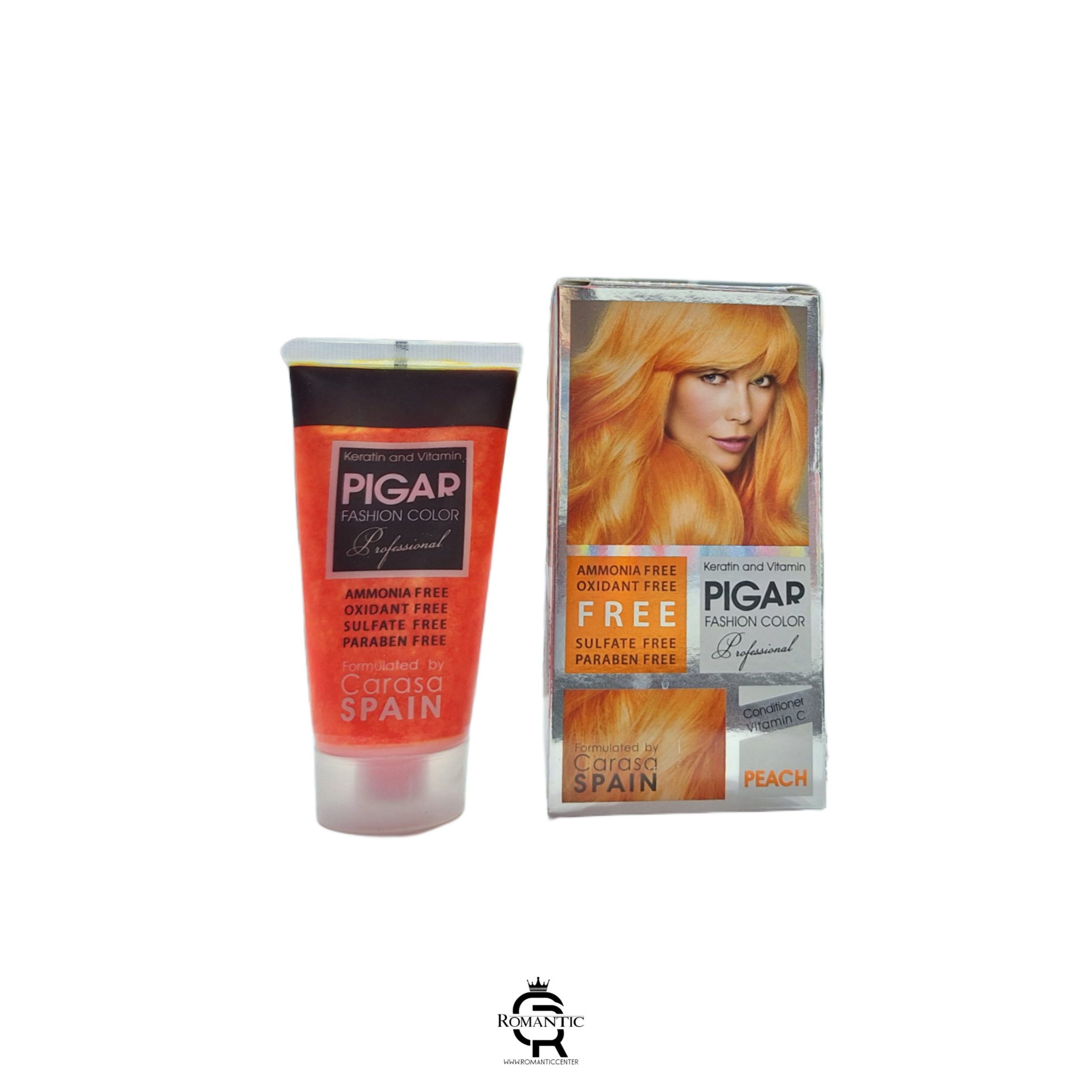 رنگ مو فانتزی هلویی پیگار