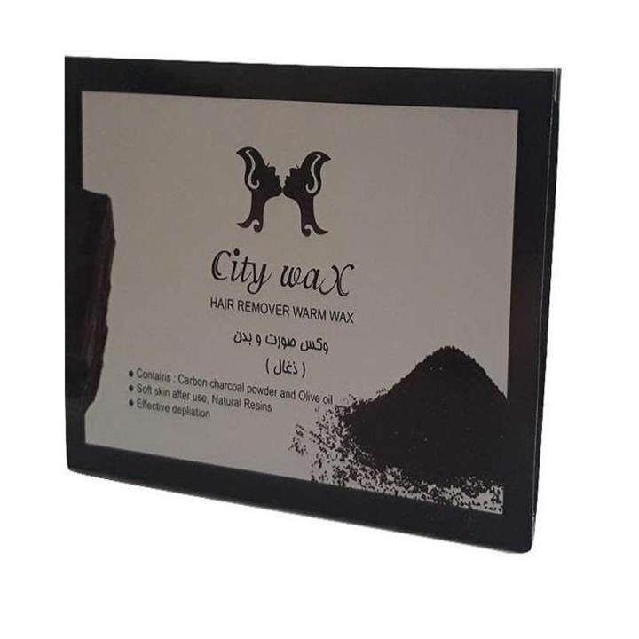 وکس تخته ای 500 گرمی ذغال سیتی مکس