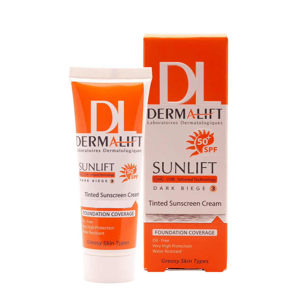 ضد آفتاب بژ طبیعی پوست خشک شماره 2درمالیفت