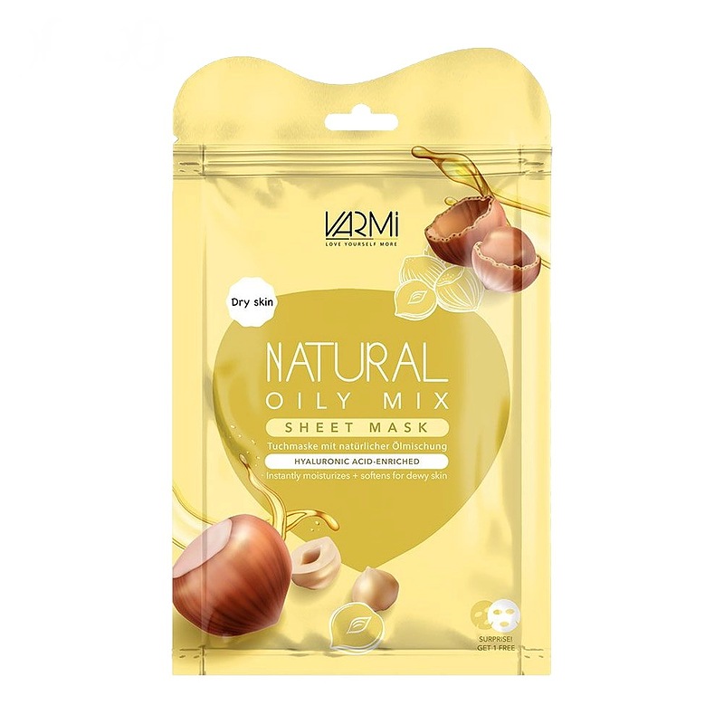 ماسک دبل شیت روغن بادام وارمی