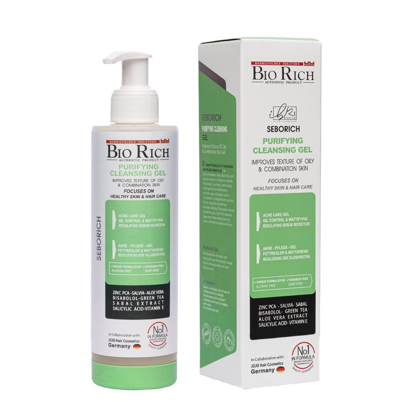 ژل شستشوی پوست چرب بایوریچ