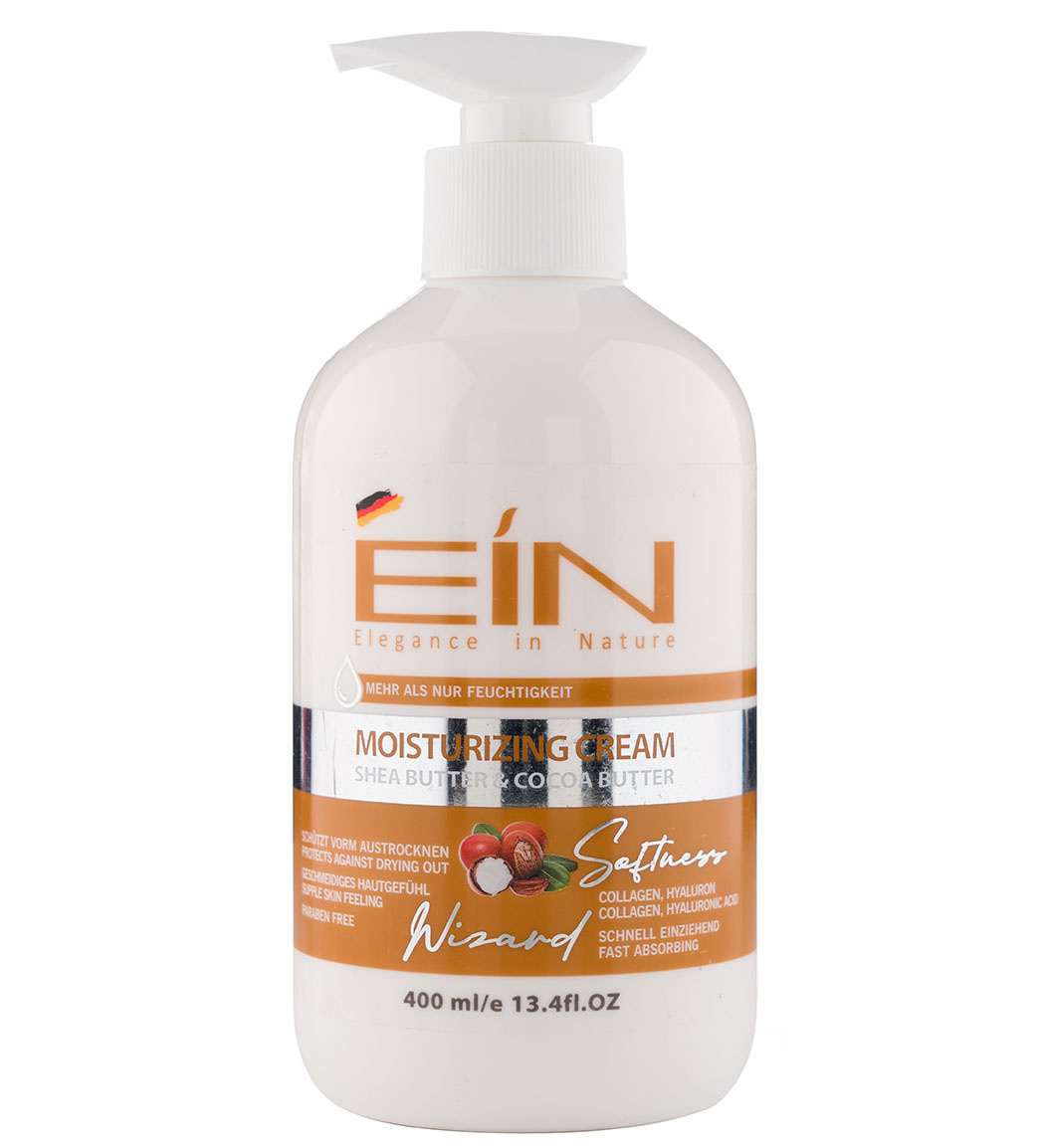 کرم نرم کننده پمپی هیالورونیک اسید و شی باتر EIN