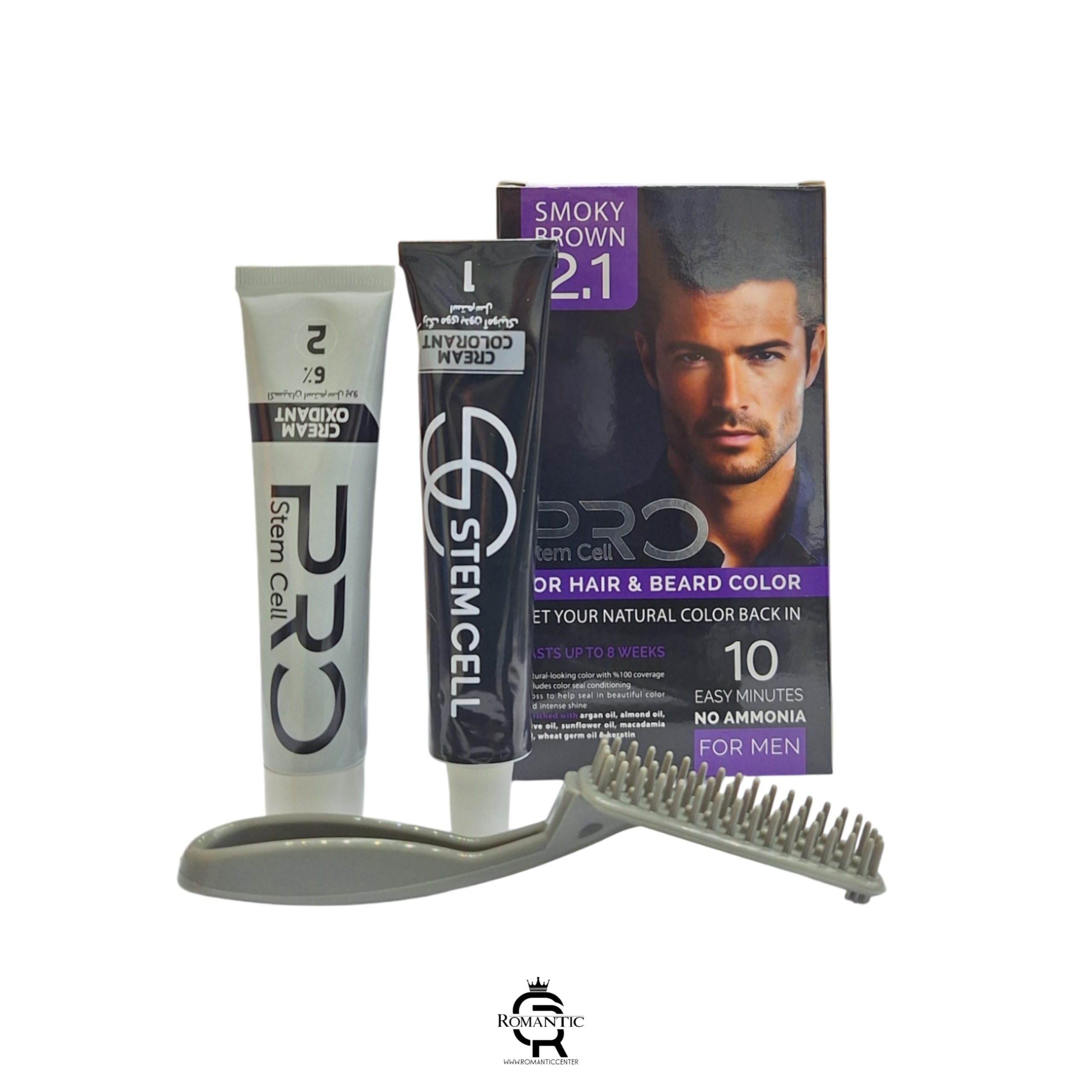 کیت رنگ موی 2.1 مردانه 50 میل پرو استم سل