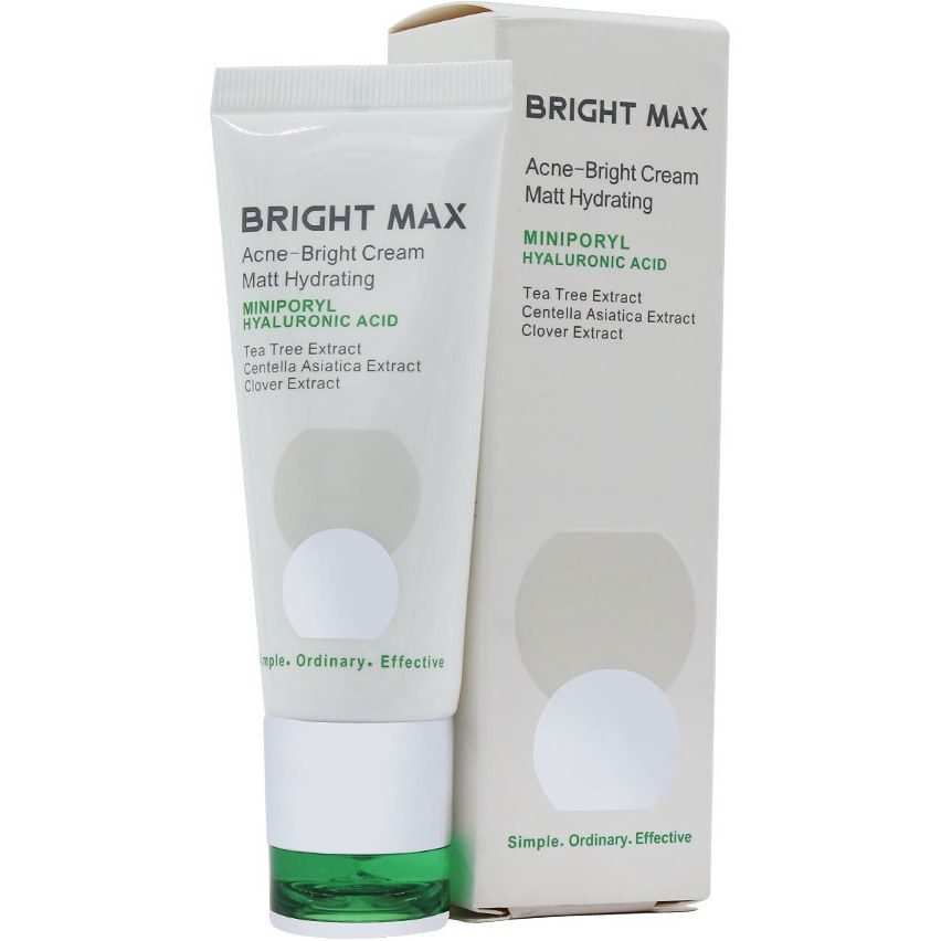 کرم مرطوب کننده مات آکنه برایت برایت مکس