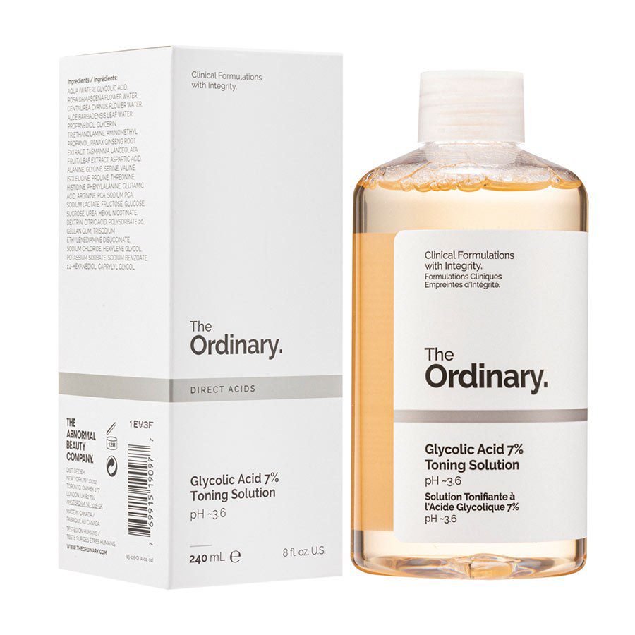 تونر 100 میل گلایکولیک اسید 7% اوردینری