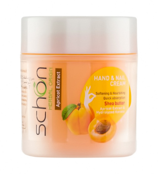 کرم کاسه ای دست و ناخن زردآلو شون