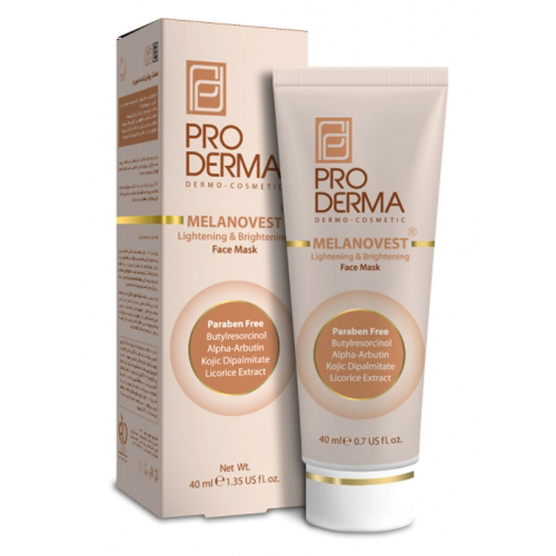 ماسک شفاف کننده و روشن کننده صورت پرودرما